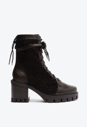Shearling Clarita Combat Black