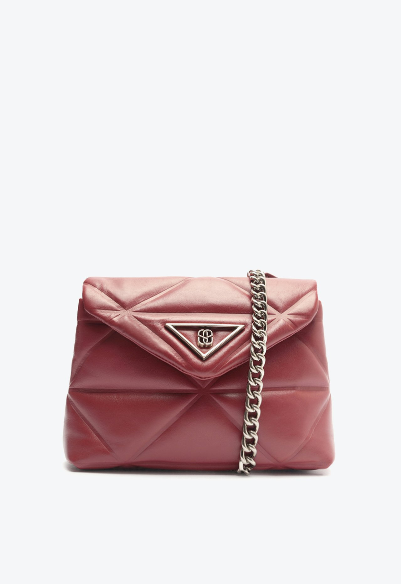pop2004様 Bolsa Tiracolo Vermelha Schutz Média Poppy Couro | ZZ MALL