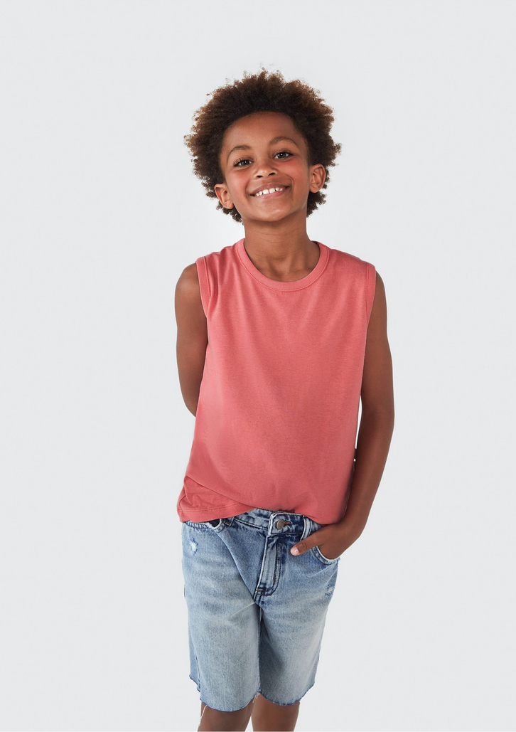 Bermuda Azul Hering Jeans Infantil Reta