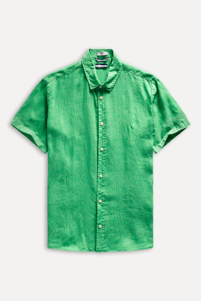 CAMISA VERDE RESERVA LINHO