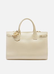 Bolsa Tote Branca Arezzo Couro Grande