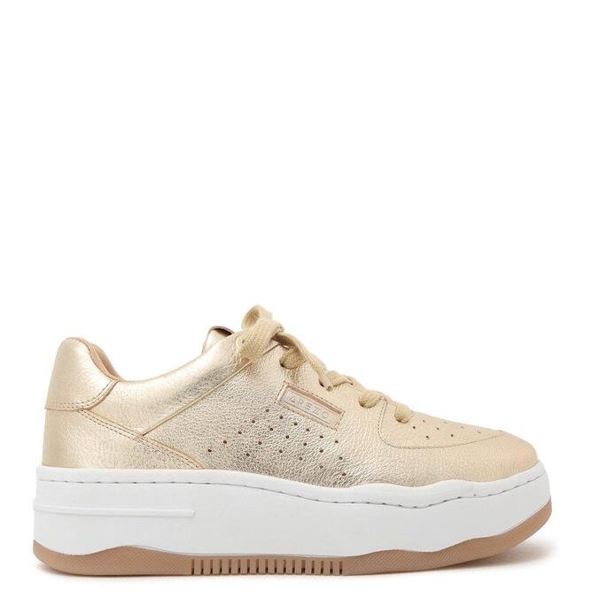 tenis dourado feminino arezzo