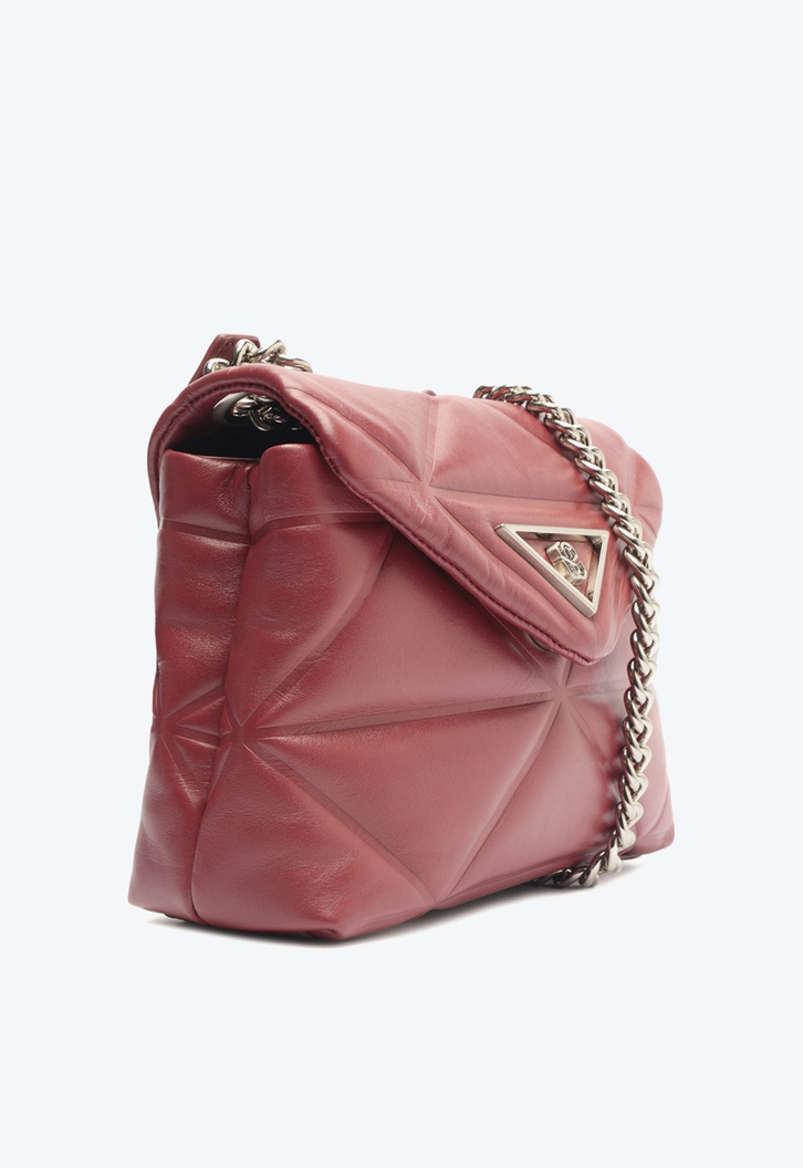Bolsa Tiracolo Vermelha Schutz Média Poppy Couro | ZZ MALL