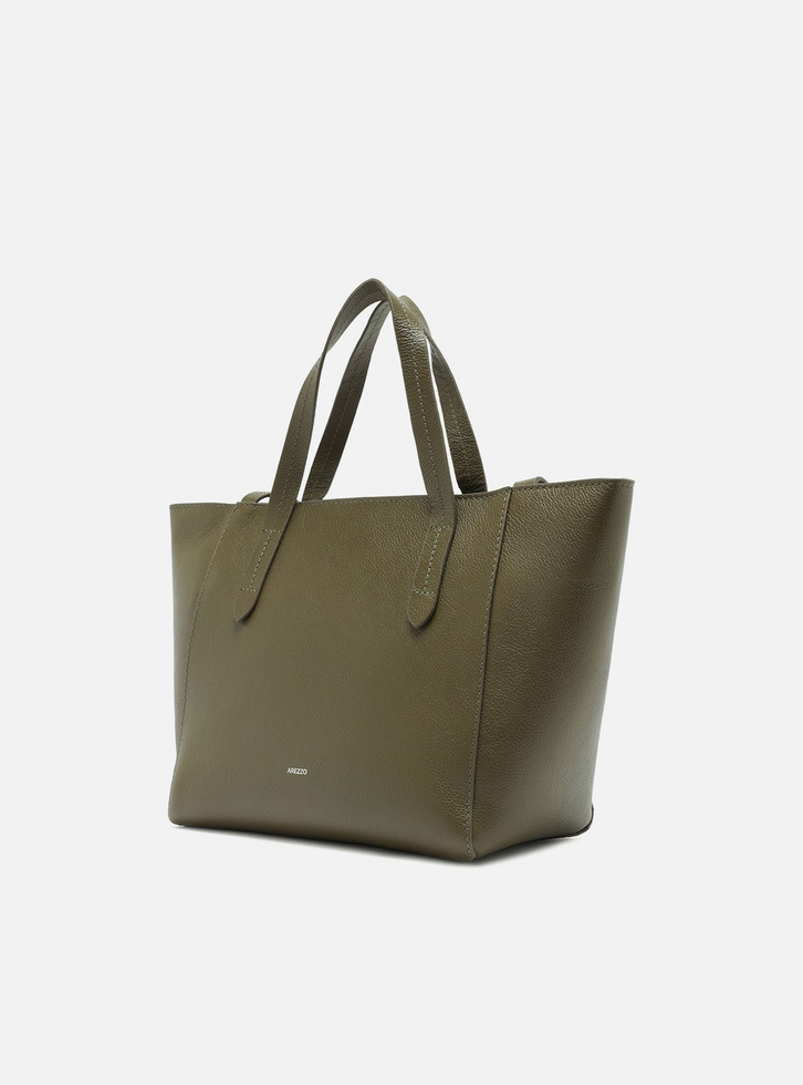 Bolsa Tote Verde Arezzo Couro Brenda Grande