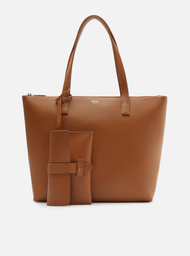 Bolsa Shopping Marrom Arezzo Nut Mercato Grande