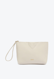 Necessaire Branca Schutz Ellie Couro