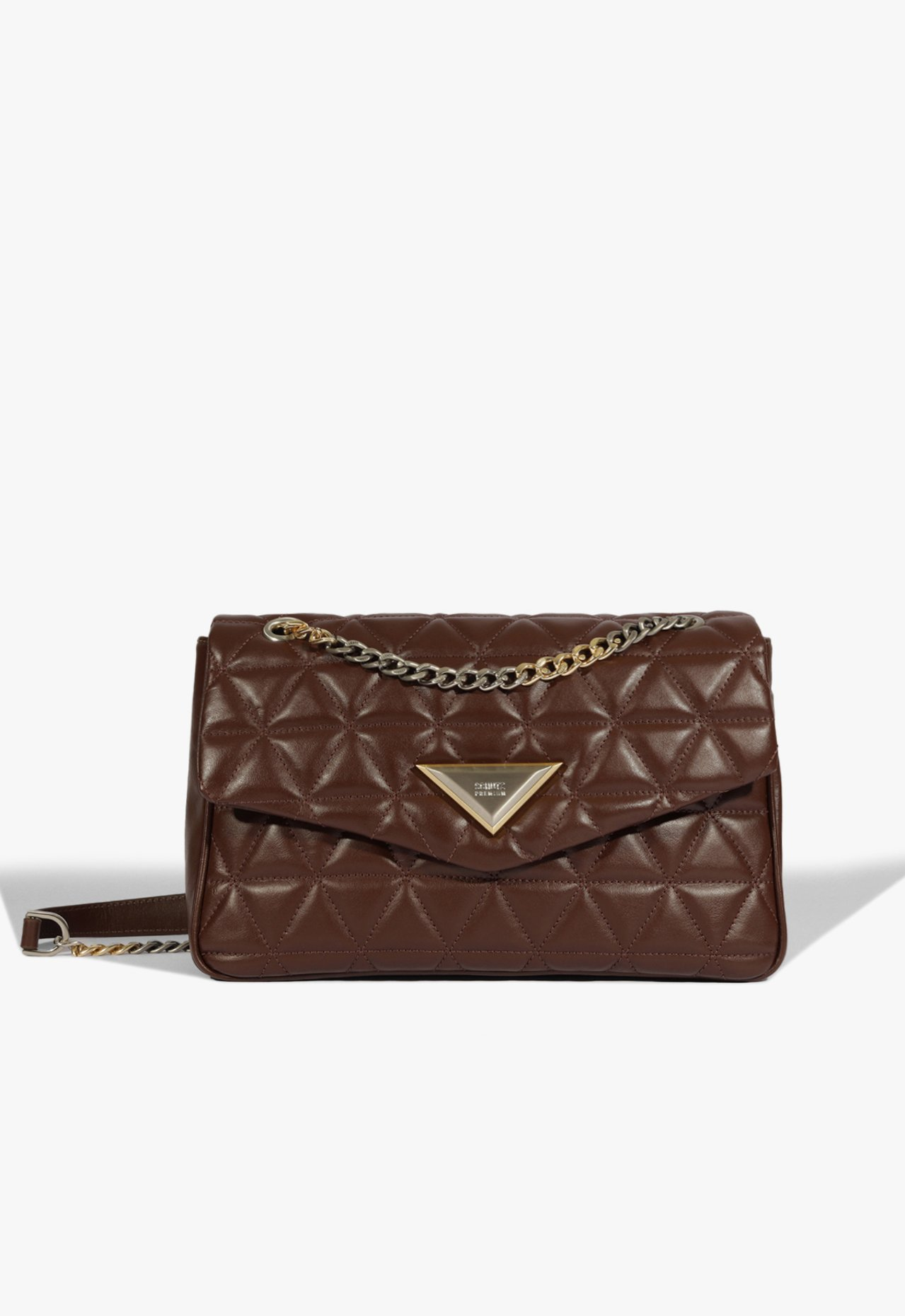 Bolsa Tiracolo Grande 944 Couro Marrom | ZZ MALL