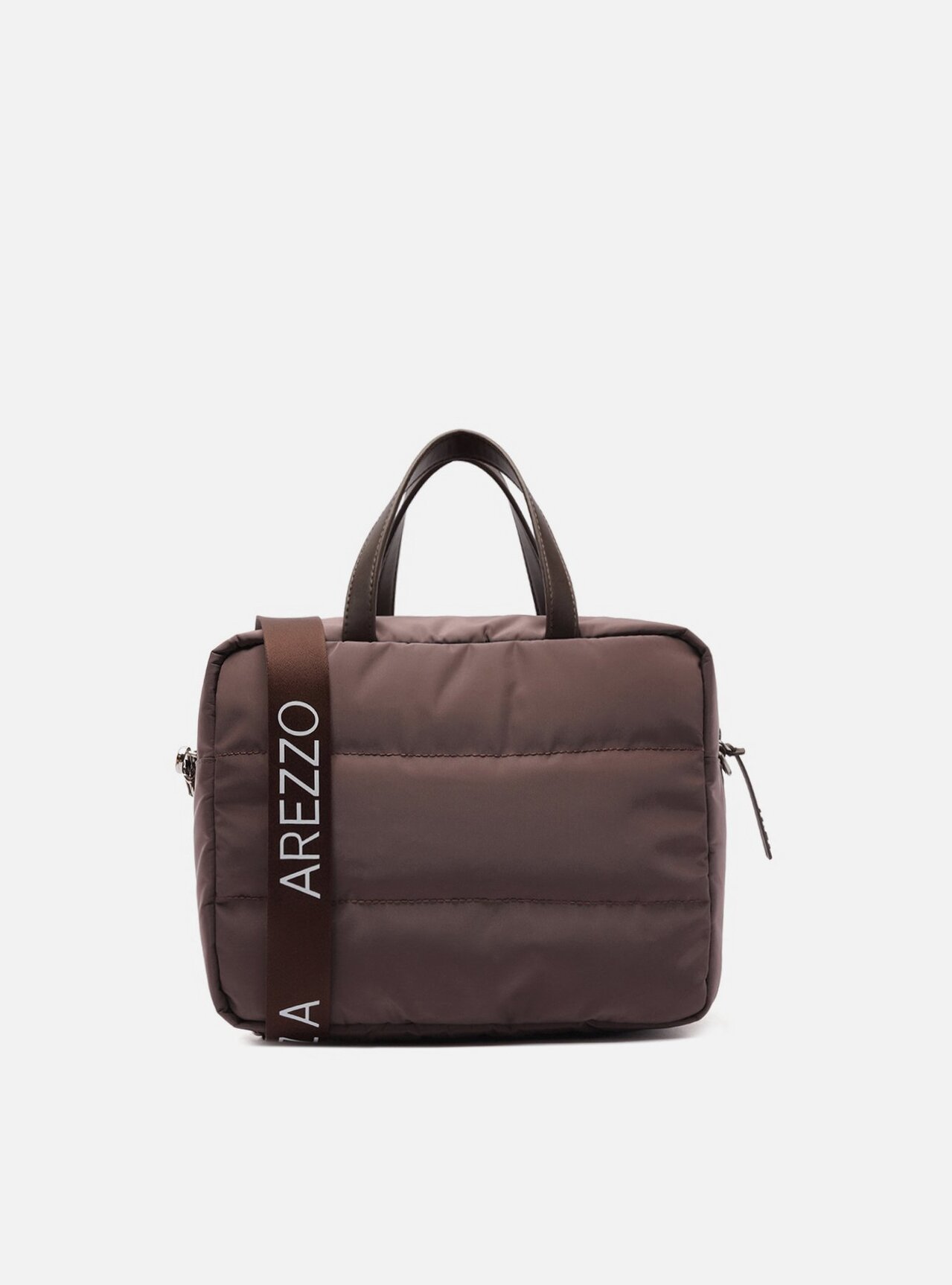 Bolsa Tiracolo Marrom Média Matelassê Brizza | ZZ MALL