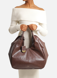 Bolsa Hobo Vinho Grande Bag Charm Tressê | ZZ MALL