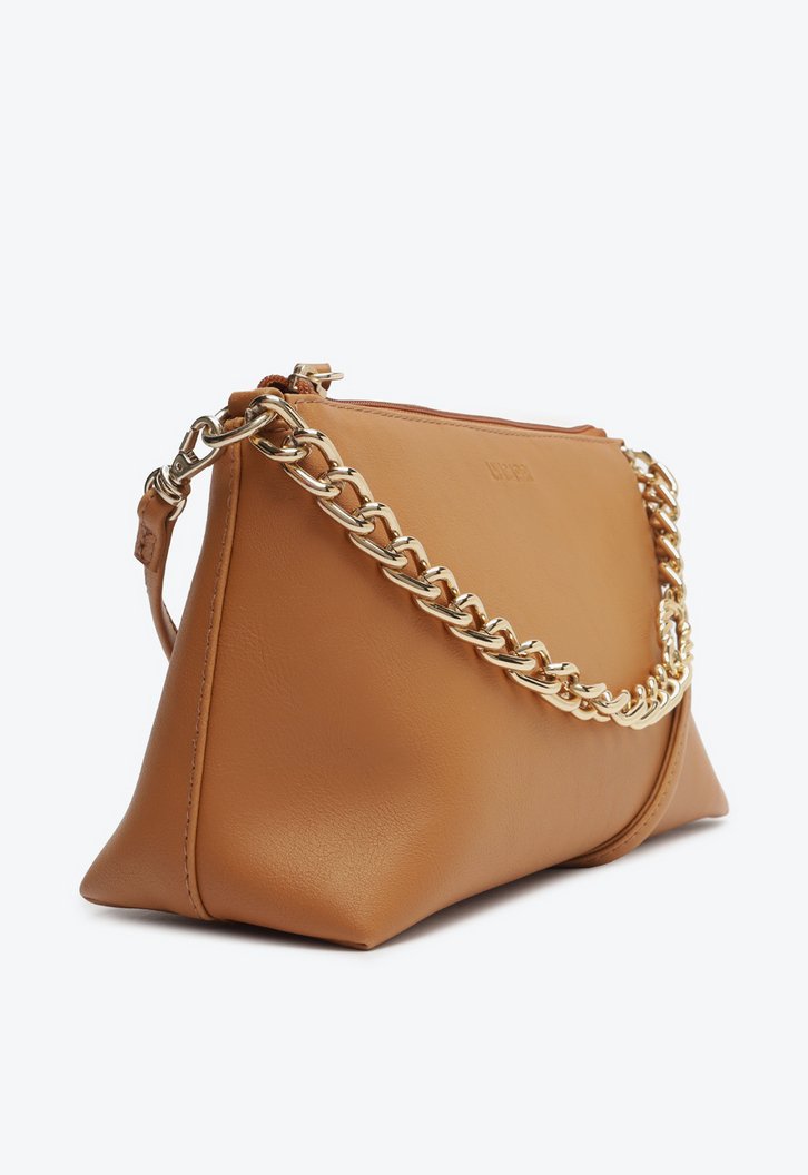 Bolsa Crossbody Marrom Anacapri Média Corrente Bag Charm