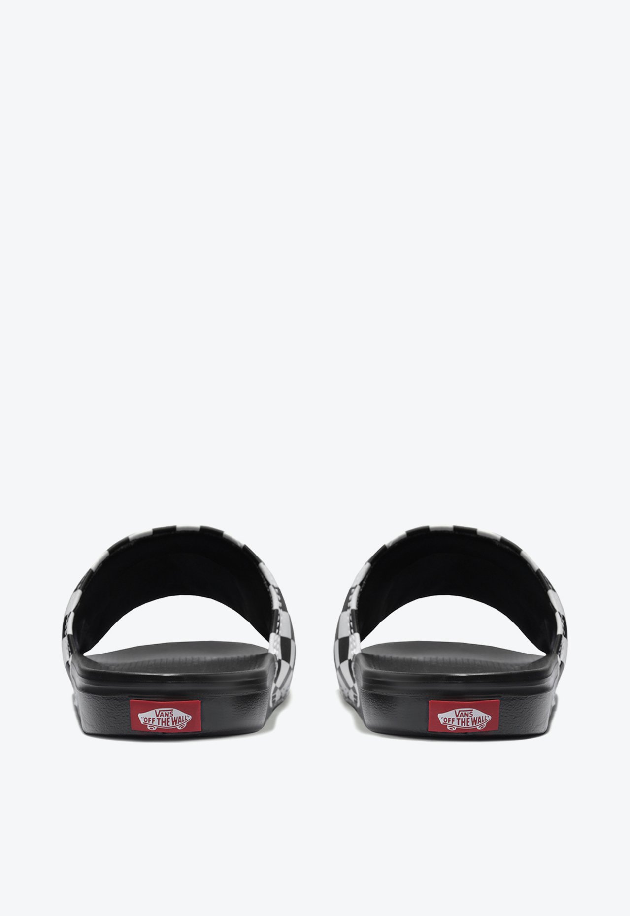 Chinelo Slide-On La Costa Checkerboard True White Black | ZZ MALL
