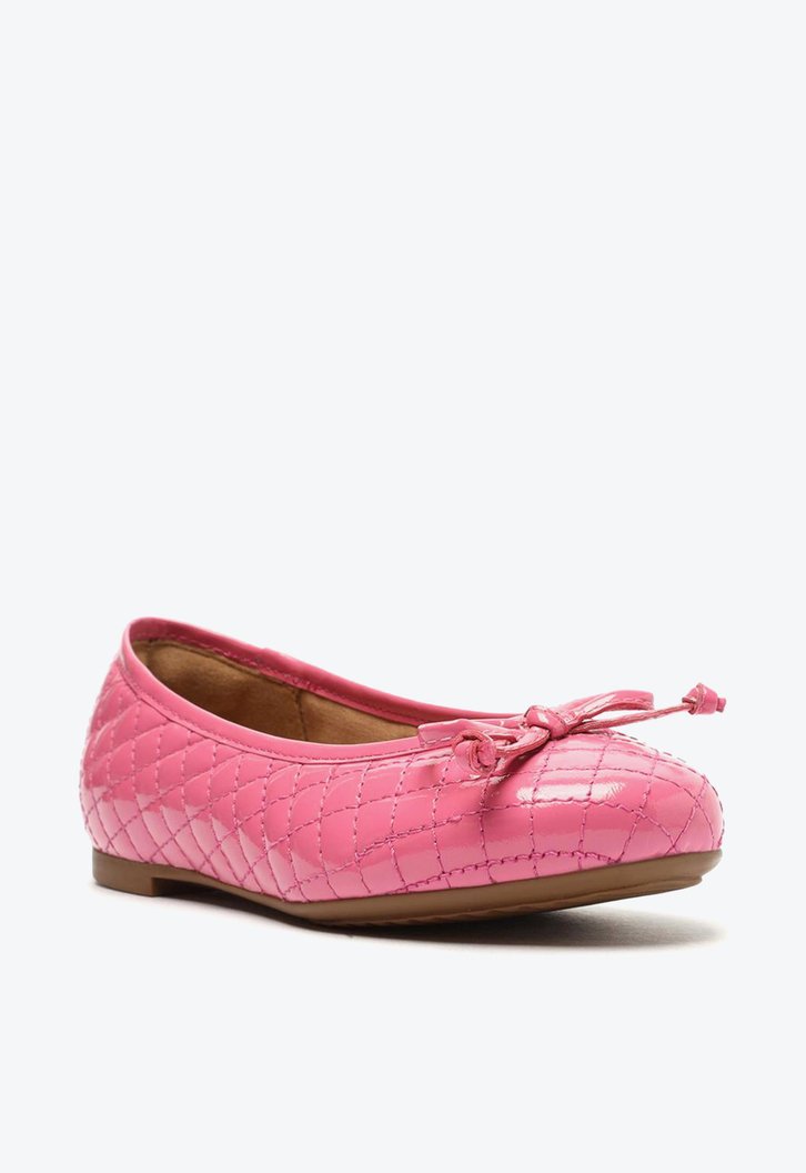 Sapatilha Infantil Pink Arezzo Matelassê Bico Redondo