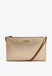 Bolsa Tiracolo Dourada Anacapri Minimal Pequena