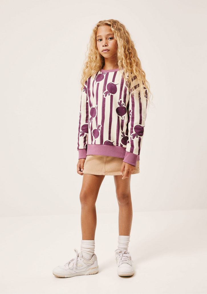 Blusão Roxo Hering Kids Infantil Unissex Estampado + Renata Vanzetto