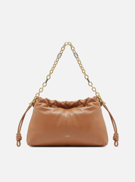 Bolsa Bucket Marrom Arezzo Couro Média Corrente