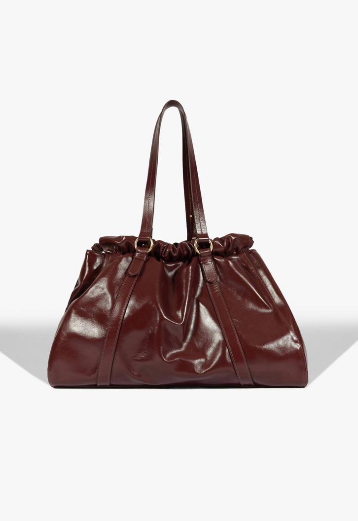 Bolsa Maxi Tote Impact Couro Vinho | ZZ MALL