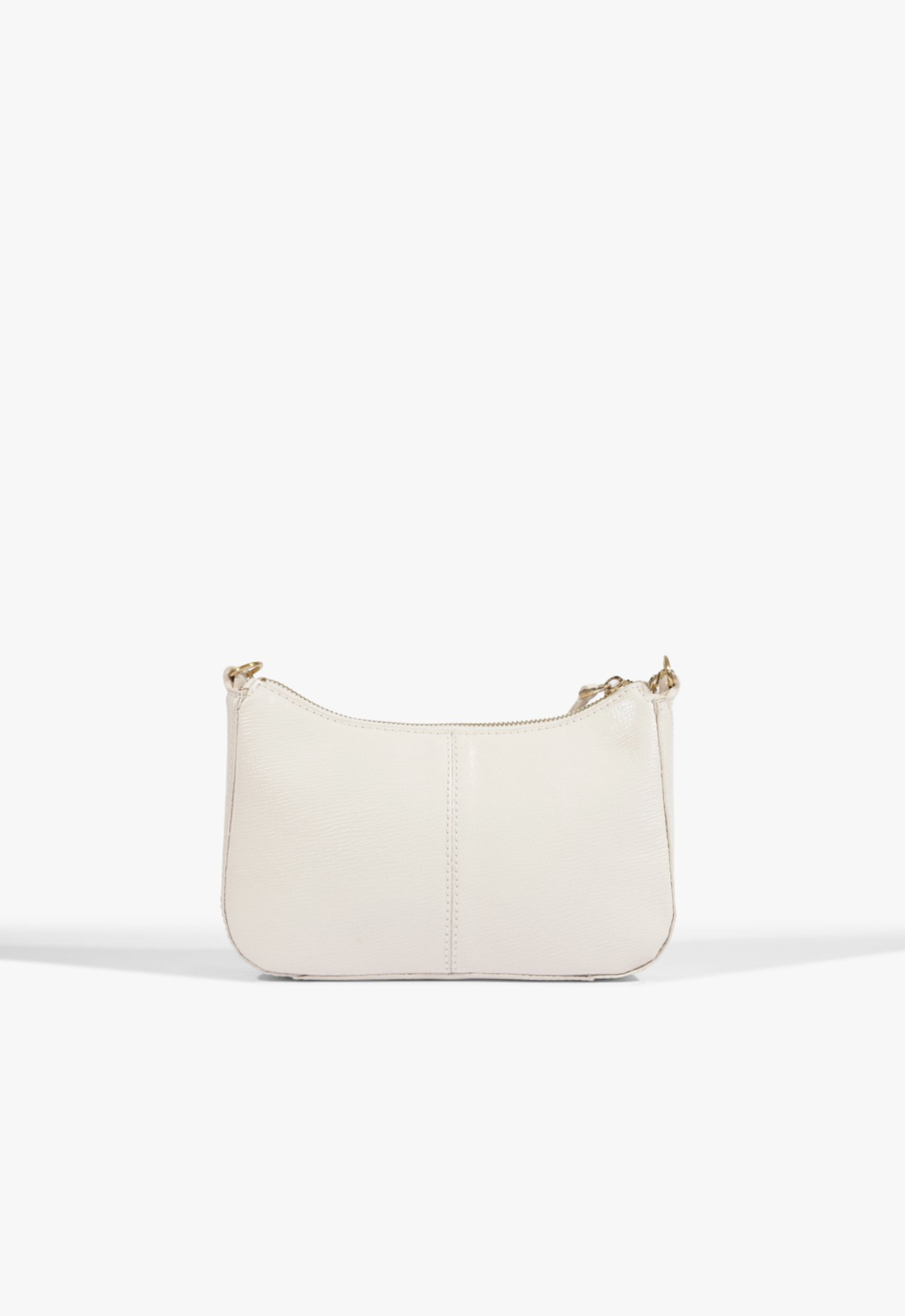 Bolsa Tiracolo Crossbody Yani Pequena Couro Branca | ZZ MALL