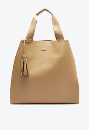 Bolsa Shopping Bege Anacapri Maxi Barbicacho