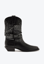 Bota Western Preta Schutz Salto Baixo