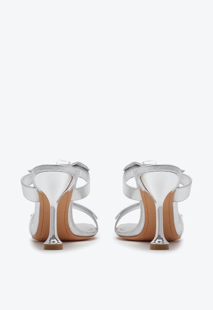 Clarita Square Flare 85 Silver