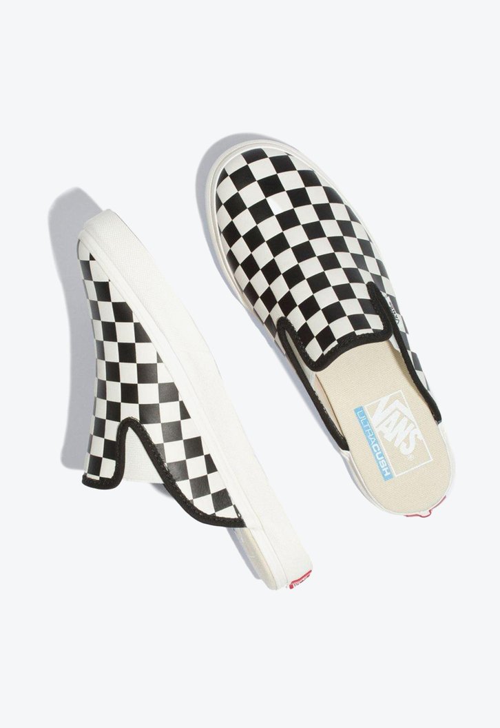 Tênis Vans Slip On Mule Black White