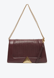 Bolsa Vermelha Schutz Shoulder Audrina Couro