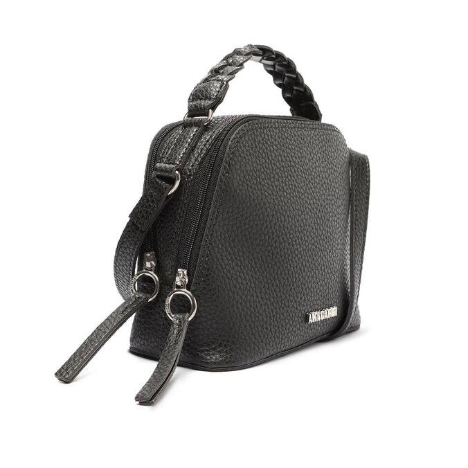 Crossbody Anacapri Preto Alça Trançada