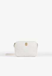 Bolsa Camera Bag Tess Couro Branca