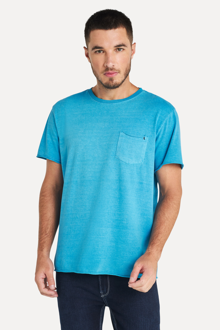 CAMISETA AZUL RESERVA MALHAO STONED