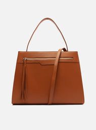 Tote Marrom Arezzo Pietra Média