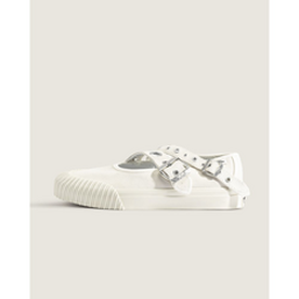 Tênis Mary Jane Marry Straps Metal White | ZZ MALL