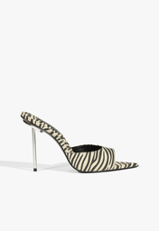 Tamanco Preto Schutz Michella Camurça Zebra
