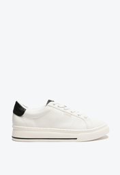 Tênis Flatform Branco Anacapri Com Detalhe Na Sola Preto