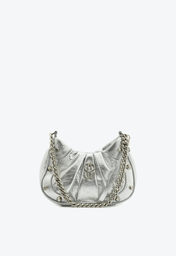 Bolsa Tiracolo Prata Schutz Strike