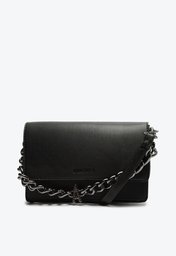 Bolsa Tiracolo Preta Anacapri Corrente Pequena
