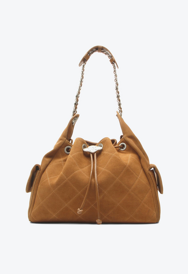 Bolsa Hobo Billy Média Caramelo