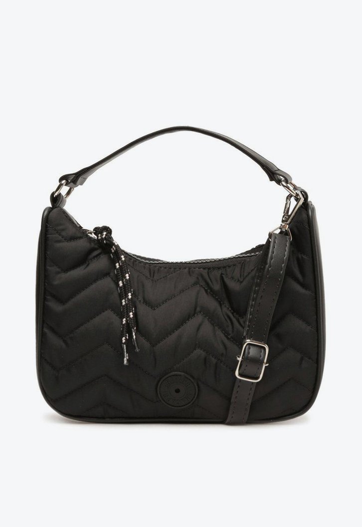 Bolsa Baguete Preta Matelassê Nylon