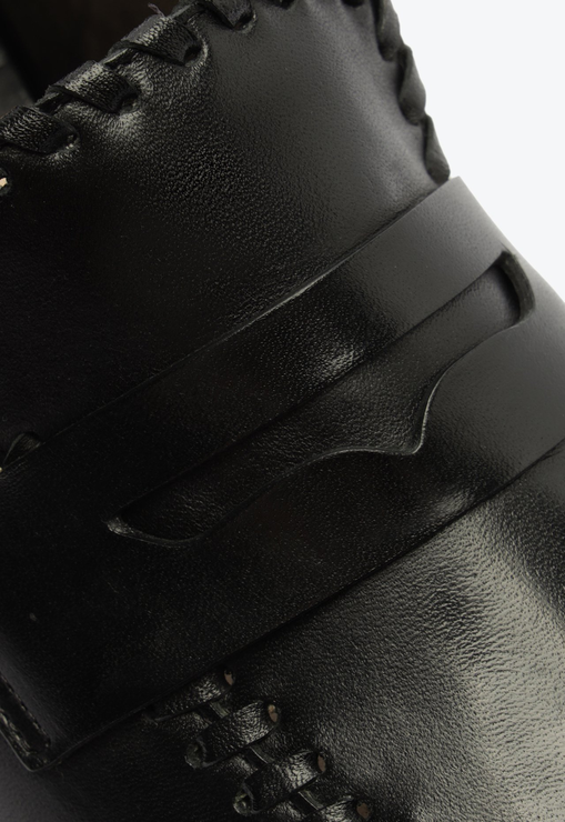 Mocassim Couro Preto