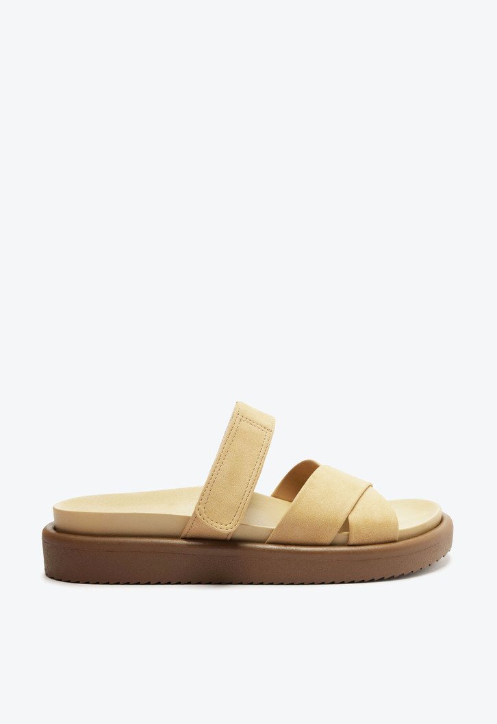 Papete Bege Anacapri Velcro