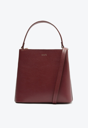 Bolsa Tiracolo Bucket Vinho Schutz Esther Pequena Couro