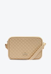 Bolsa Crossbody Nude Anacapri Média Matelassê Triangular