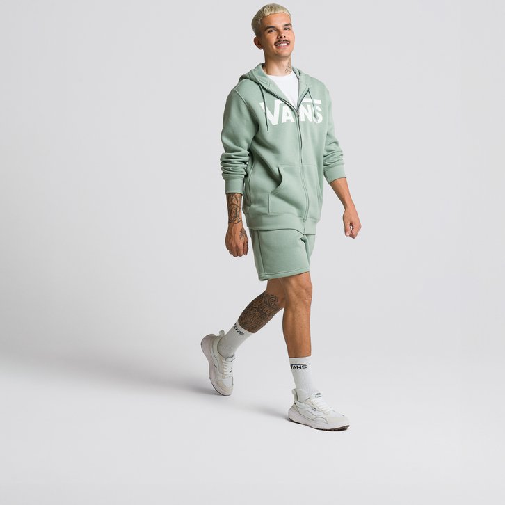 Moletom Vans Classic Zip Hoodie Ii Iceberg Green | ZZ MALL
