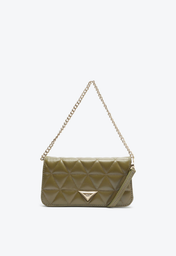 Bolsa Verde Escuro Schutz 944 Pequena Couro