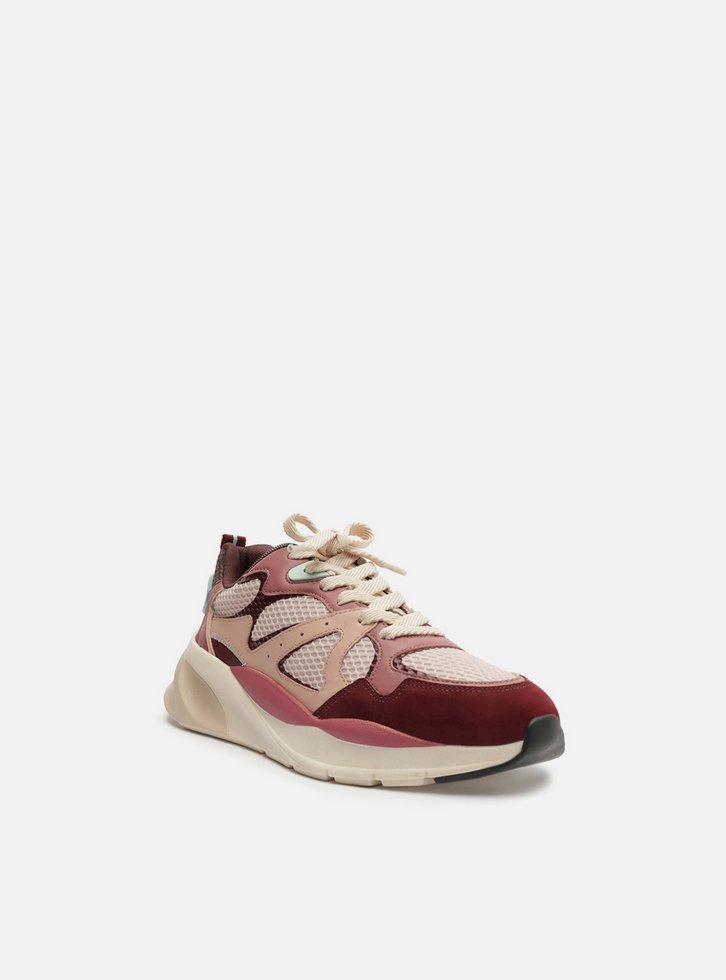 Tênis Rosa Amarração Esporte Mix Color