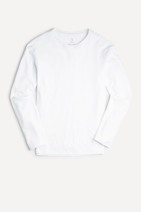 Camiseta Branca Oficina Reserva Suedine Manga Longa