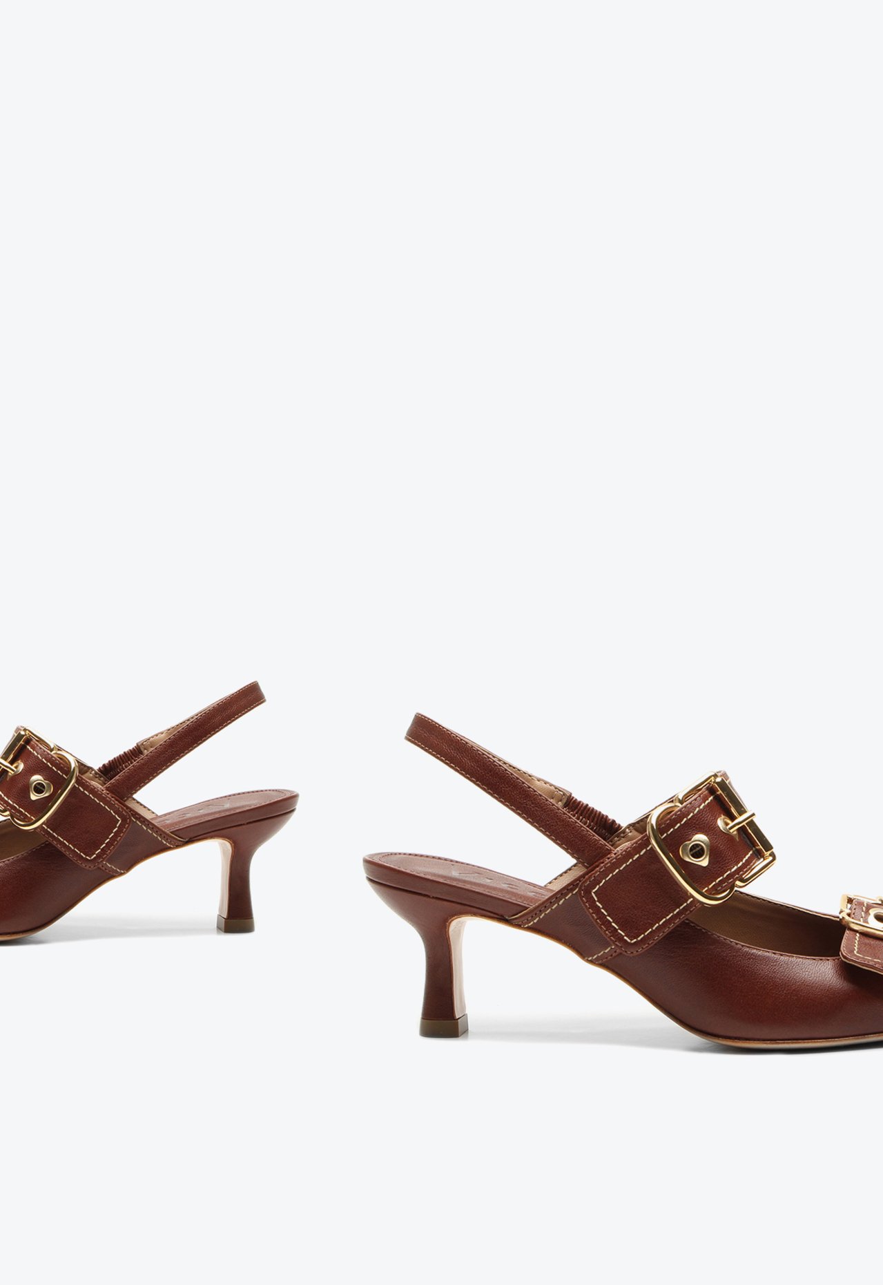 Slingback Marrom Vicenza Japão | ZZ MALL