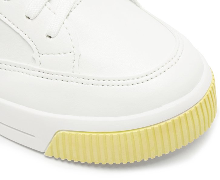 Tênis Branco E Anacapri Sola Vulcanizada Urban Furinhos Blush