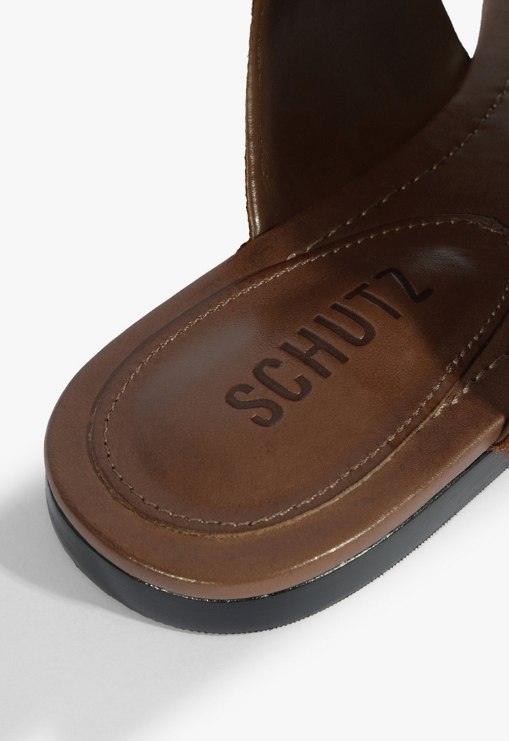 Sandália Rasteira Martha Animal Print