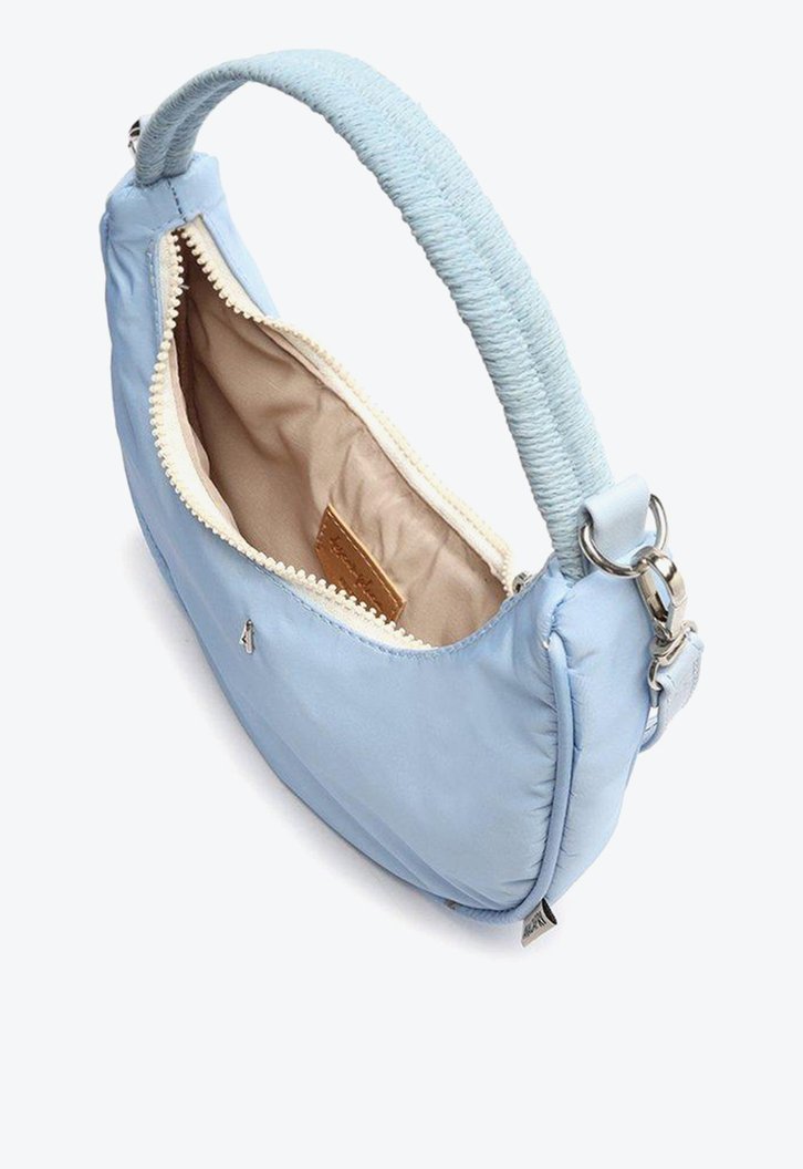 Bolsa Crossbody Azul Anacapri Baguete Nylon Sporty