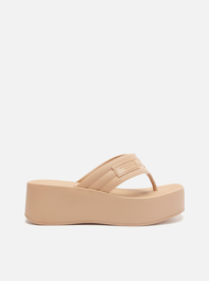 Sandália Nude Flatform Lulu
